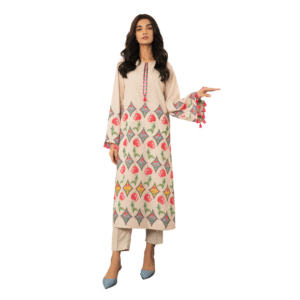 ZARAH<br>Ivory Ethnic Crepe 2-Piece