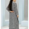 MAYA<br>Black & White Crepe Dress