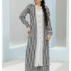 MAYA<br>Black & White Crepe Dress