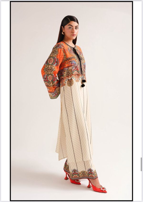 AMAL<br>Floral Crepe Flared Dress