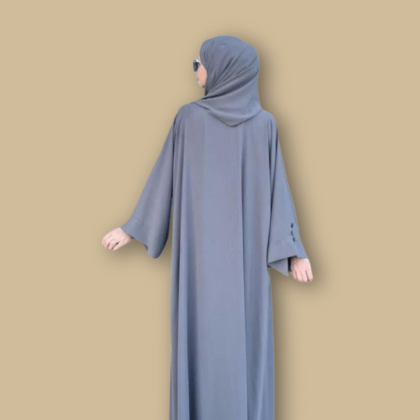 Smoke Grey Abaya - Elegant Abaya for Women | Best Abayas Online