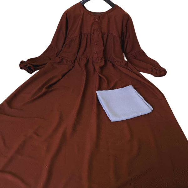 Mocha Brown Abaya - Elegant Abaya for Women | Best Abayas Online