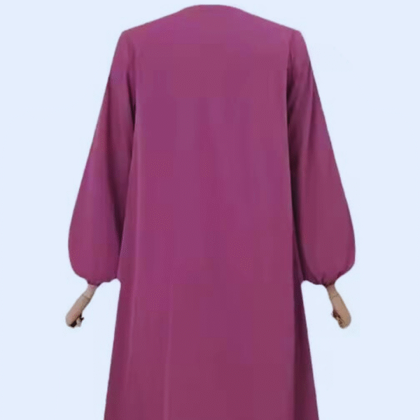 Midnight Black Abaya – Elegant ]Abaya with Gold Buttons | Best Abayas Online
