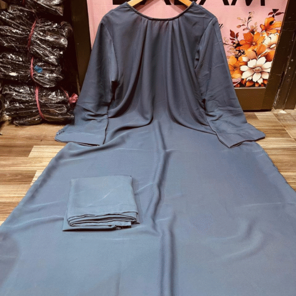 Smoke Grey Abaya - Elegant Abaya for Women | Best Abayas Online