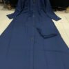 Purple Serene Abaya – Elegant Loose Fit, Long Sleeve Chiffon Abaya with Stoller | Modest Casual Dress for Muslim Women