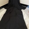 Classic Brown Abaya | Modest Plain Abaya with Stoller | Elegant Abaya for Women