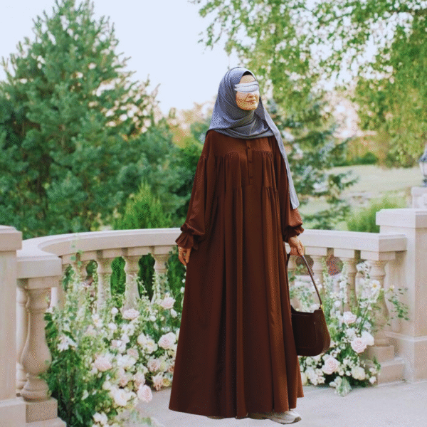 Mocha Brown Abaya - Elegant Abaya for Women | Best Abayas Online