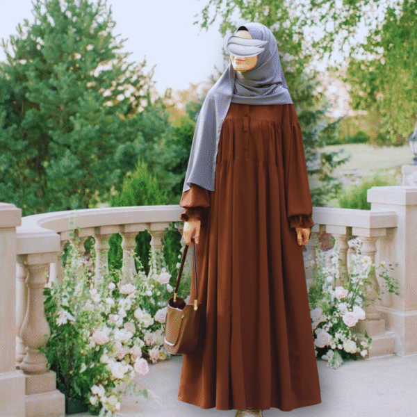 Mocha Brown Abaya - Elegant Abaya for Women | Best Abayas Online