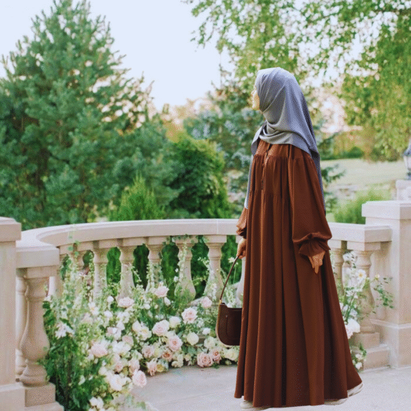 Mocha Brown Abaya - Elegant Abaya for Women | Best Abayas Online